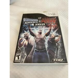 WWE SmackDown vs. Raw 2011 Case w/ 2009 Disc (Nintendo Wii, THQ)